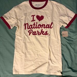 Parks Project Cream and Red National Parks Tee